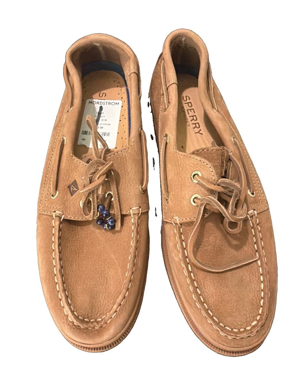 SPERRY Women's 10M Top-Sider Intrepid Leather Boat Deck Shoes Footwear (SRC)